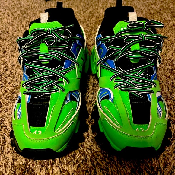 ❗️AUTHENTIC❗️Balenciaga Track Sneaker 'Blue Green’. - Picture 5 of 6